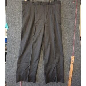 Paul Frederick Dress Pants Mens 44 Gray Classic Fit cashmere